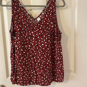 Old Navy cheetah tank